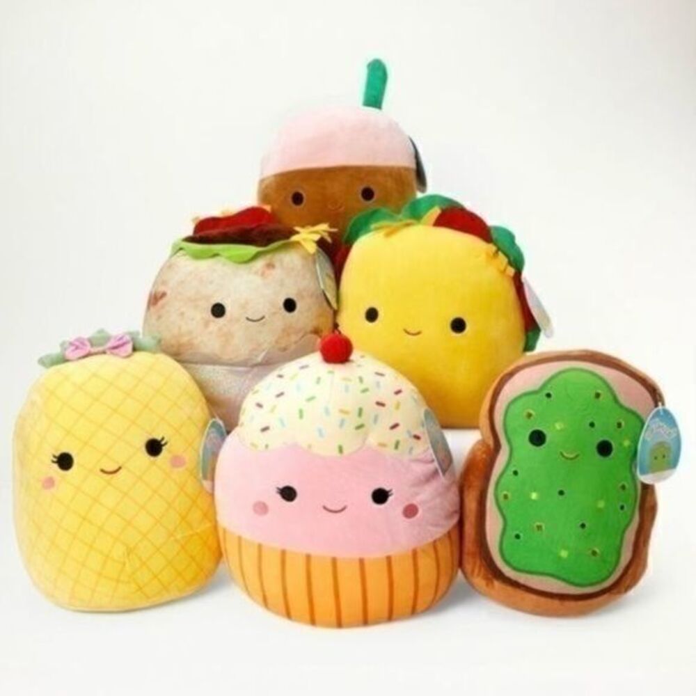 🎊MYSTERY BOX🎊 FOUR 8” Squishmallows Squishdoos Kellytoy Plush Toy 21/22 Series